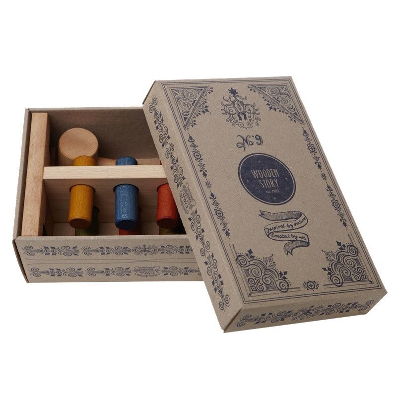 Wooden Story <br/> Hammerbank <br/> Natur/Regenbogen,Holzspielzeug, Wooden Story - SNOWFLAKE kindermöbel concept store