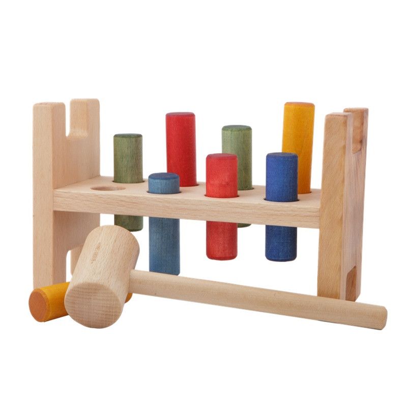 Wooden Story <br/> Hammerbank <br/> Natur/Regenbogen,Holzspielzeug, Wooden Story - SNOWFLAKE kindermöbel concept store