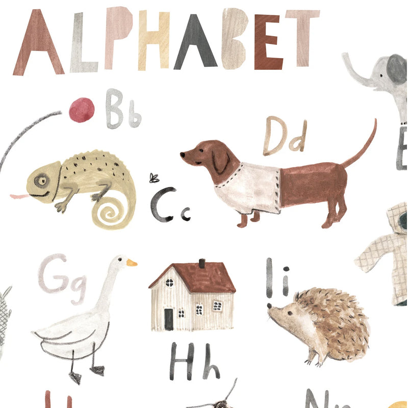 POVALALA  Poster A2   Alphabet - Online MY SNOWFLAKE