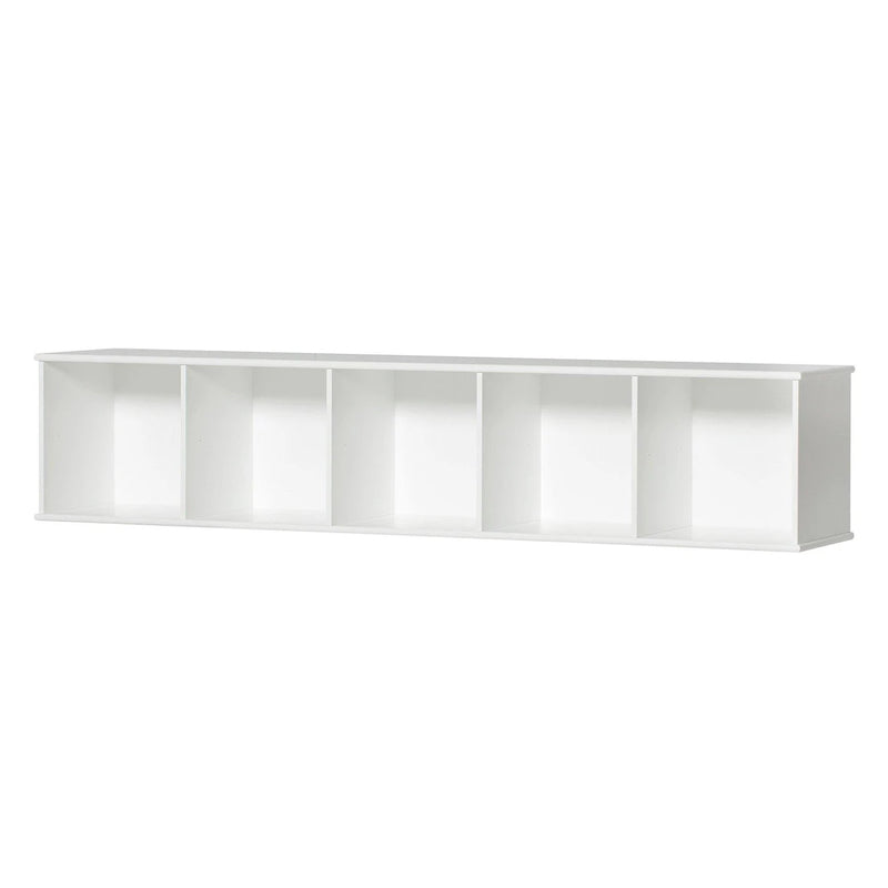 Oliver Furniture  Wood Wandregal 5x1 Fächer  Weiss - Online MY SNOWFLAKE