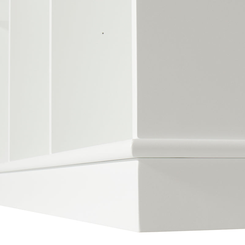Oliver Furniture  Wood Standregal 5x1 Fächer m. Sockel  Weiss - Online MY SNOWFLAKE