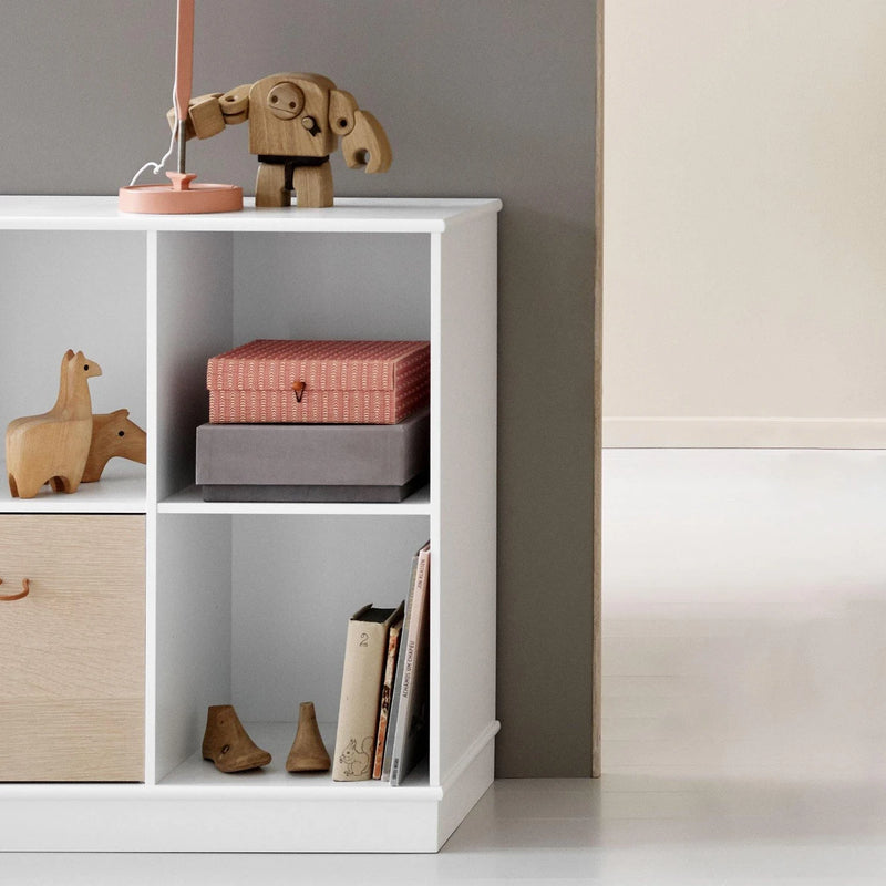 Oliver Furniture  Wood Standregal 5x2 Fächer m. Sockel  Weiss - Online MY SNOWFLAKE