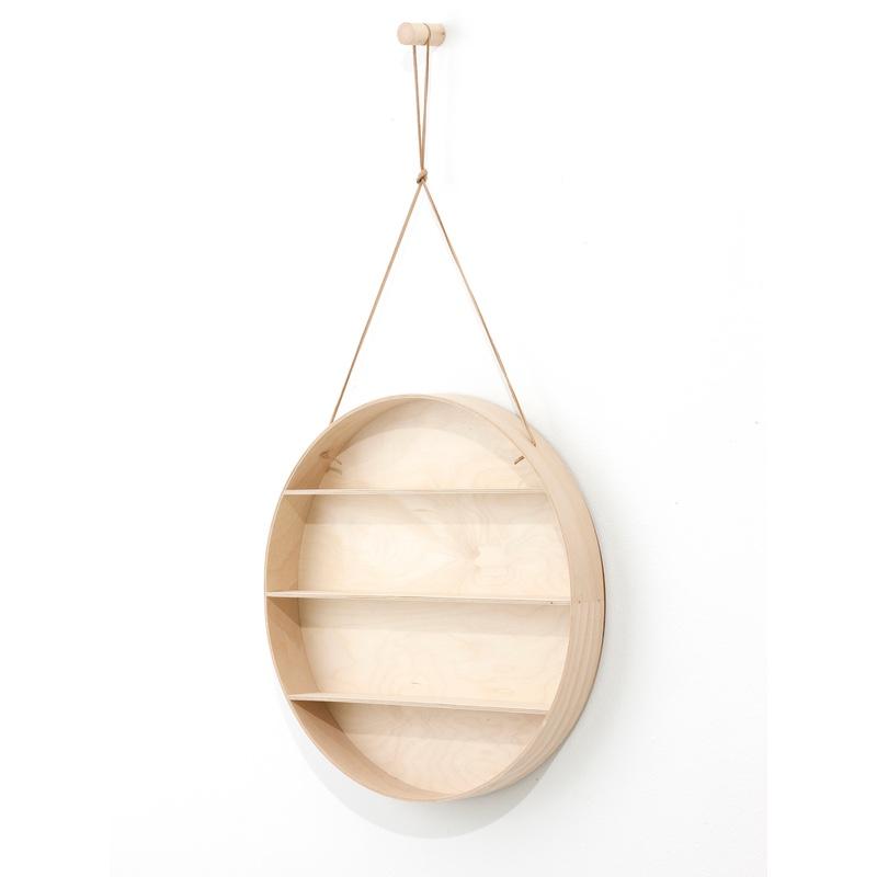 Ferm Living <br/> Wandregal Round Dorm <br/> Natur,Regale, Ferm Living - SNOWFLAKE kindermöbel concept store