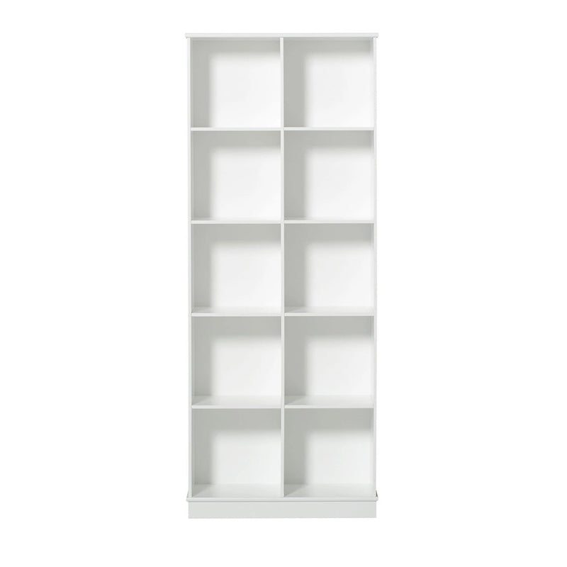 Oliver Furniture  Wood Standregal 2x5 Fächer m. Sockel  Weiss - Online MY SNOWFLAKE