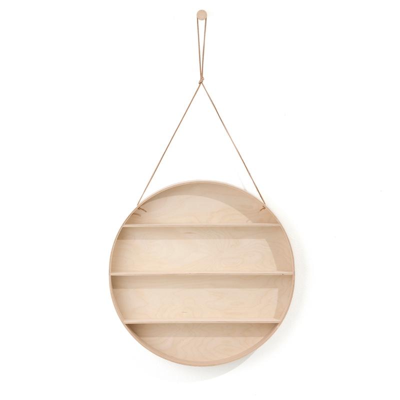 Ferm Living <br/> Wandregal Round Dorm <br/> Natur,Regale, Ferm Living - SNOWFLAKE kindermöbel concept store