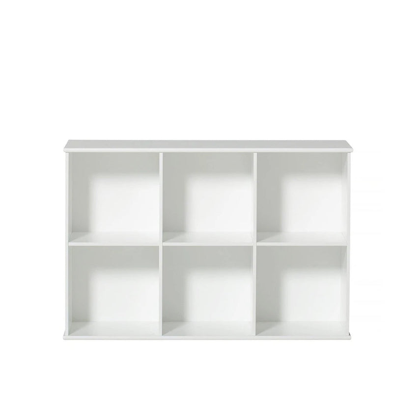 Oliver Furniture  Wood Standregal 3x2 Fächer m. Sockel  Weiss - Online MY SNOWFLAKE
