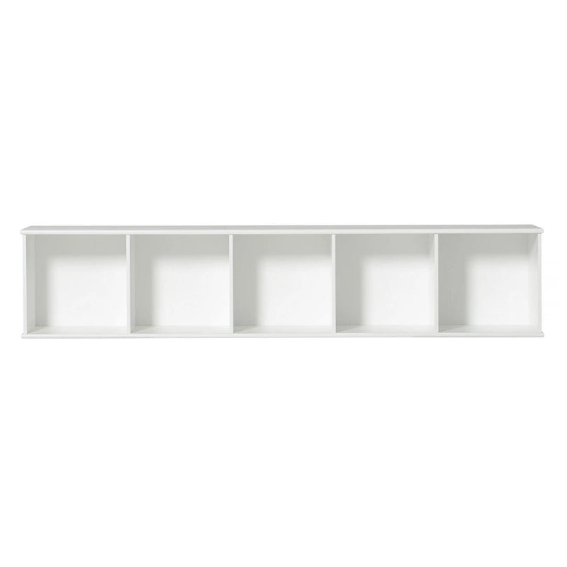 Oliver Furniture  Wood Standregal 5x1 Fächer m. Sockel  Weiss - Online MY SNOWFLAKE
