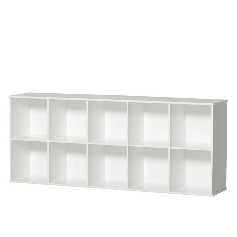 Oliver Furniture  Wood Standregal 5x2 Fächer m. Sockel  Weiss - Online MY SNOWFLAKE