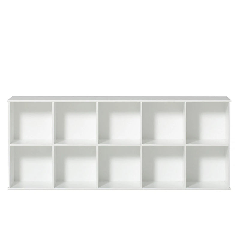 Oliver Furniture  Wood Standregal 5x2 Fächer m. Sockel  Weiss - Online MY SNOWFLAKE
