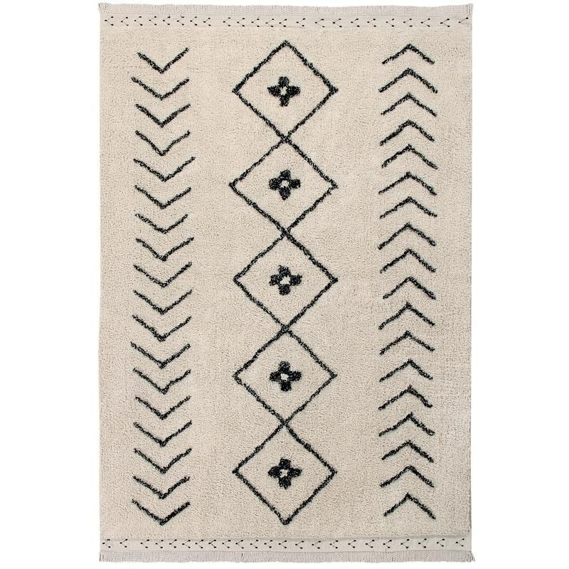 Lorena Canals <br/> Baumwollteppich Bereber waschbar <br/> Rhombs,Teppiche, Lorena Canals - SNOWFLAKE kindermöbel concept store