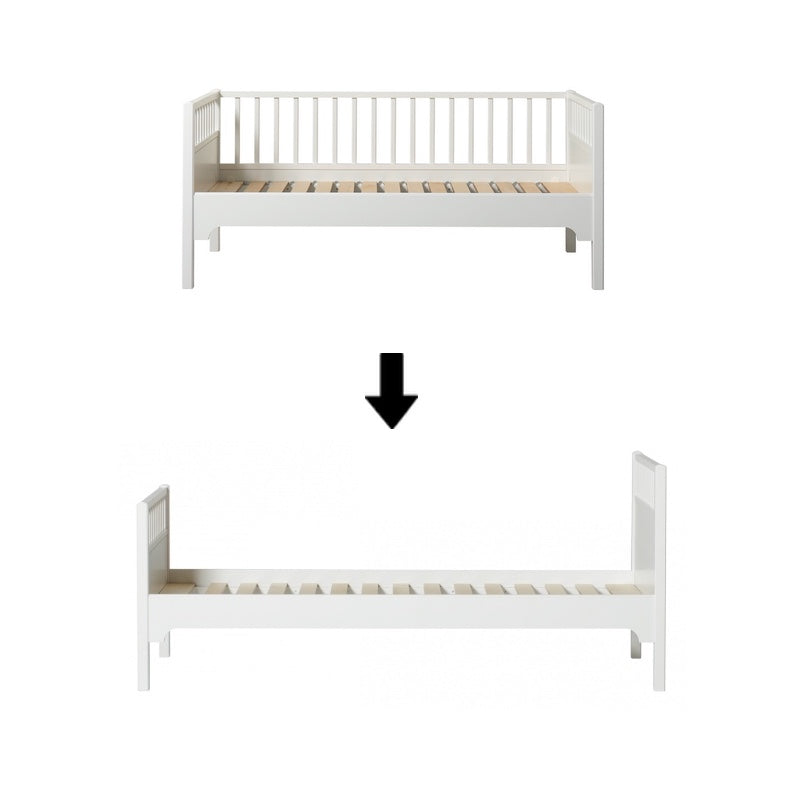 Oliver Furniture Conversion Kit Seaside Classic Junior Daybed to Single Bed 90x200cm White