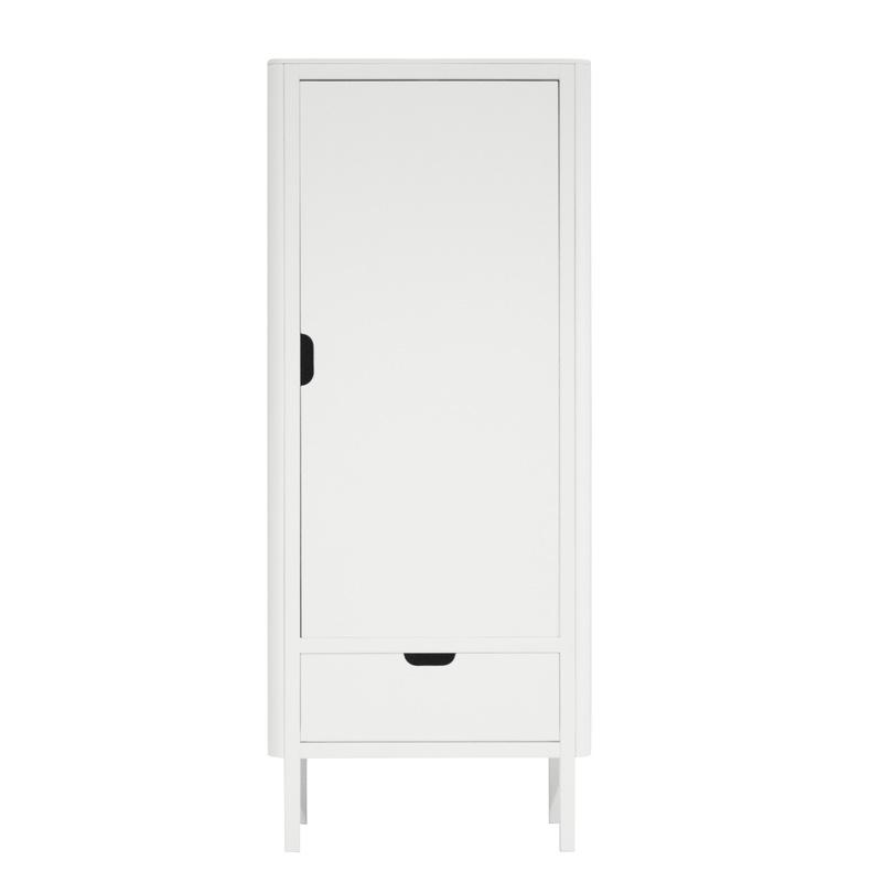 Sebra <br/> Kleiderschrank 1-türig <br/> Weiss,Schränke, Sebra - SNOWFLAKE kindermöbel concept store