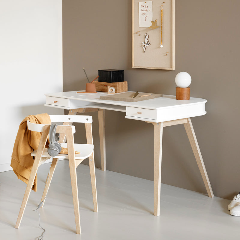 Oliver Furniture  Kinder Schreibtisch Wood 72,6 cm  Weiss/Eiche - Online MY SNOWFLAKE