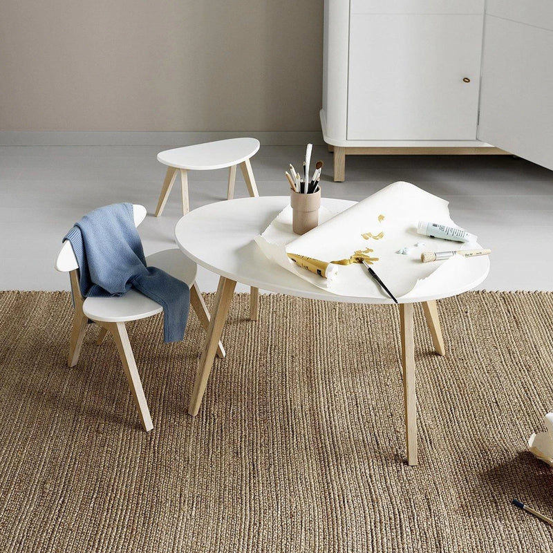 Oliver Furniture  Kindertisch Wood 'PingPong'  Weiss/Eiche - Online MY SNOWFLAKE