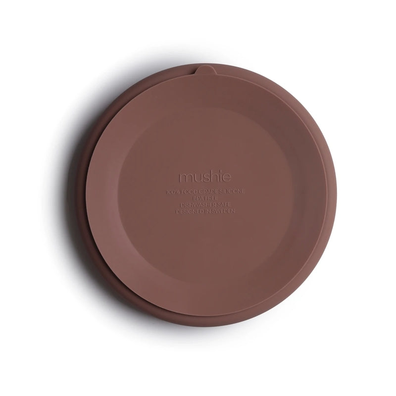 Mushie  Silikon Teller mit Saugnapf  Cloudy Mauve - Online MY SNOWFLAKE