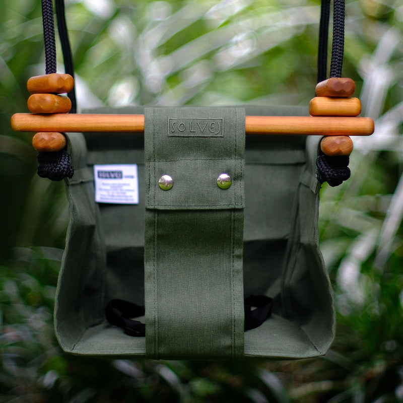 Solvej Swings  Baby- und Kinder Schaukel  Moss Green - Online MY SNOWFLAKE