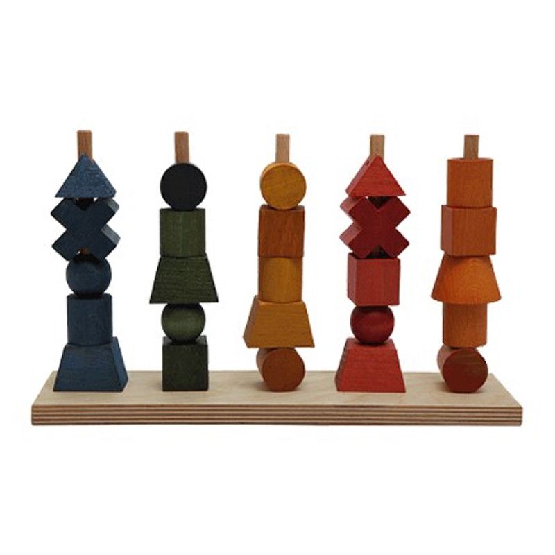 Wooden Story <br/> Steckspiel <br/> Regenbogen,Holzspielzeug, Wooden Story - SNOWFLAKE kindermöbel concept store