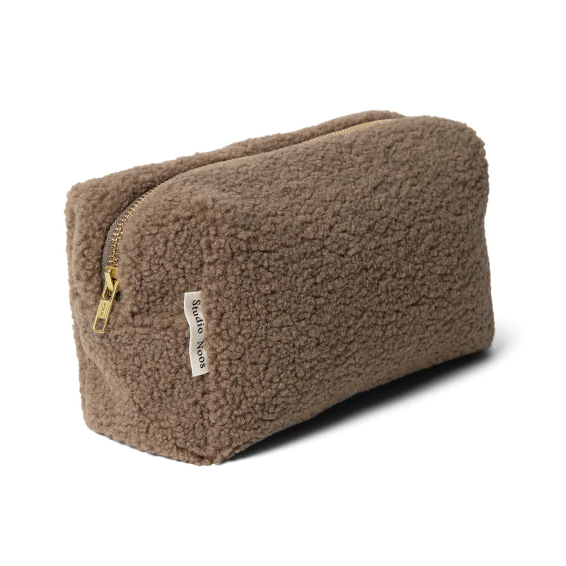 Studio Noos  Necessaire Teddy 'Pouch'  Brown - Online MY SNOWFLAKE