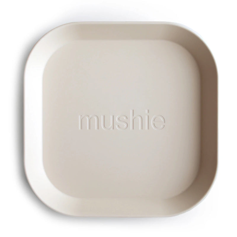 Mushie  Kinderteller 2er Set   Ivory - Online MY SNOWFLAKE