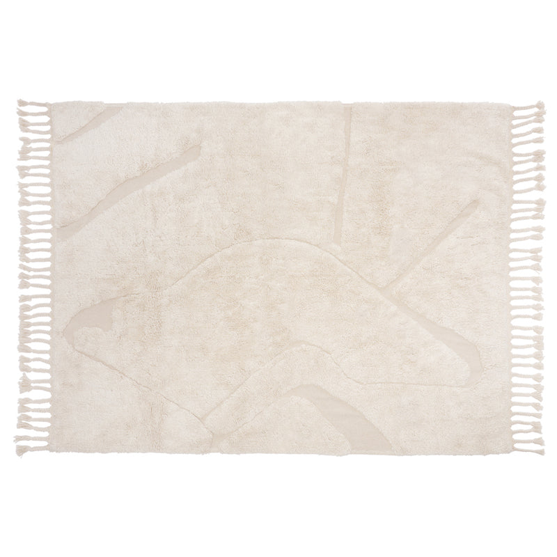 Kas Kopenhagen  Baumwollteppich 'Stone' waschbar  Beige - Online MY SNOWFLAKE