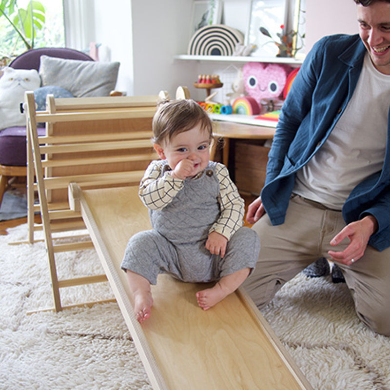 Triclimb Extension de toboggan en bois 'MiriV2' Naturel