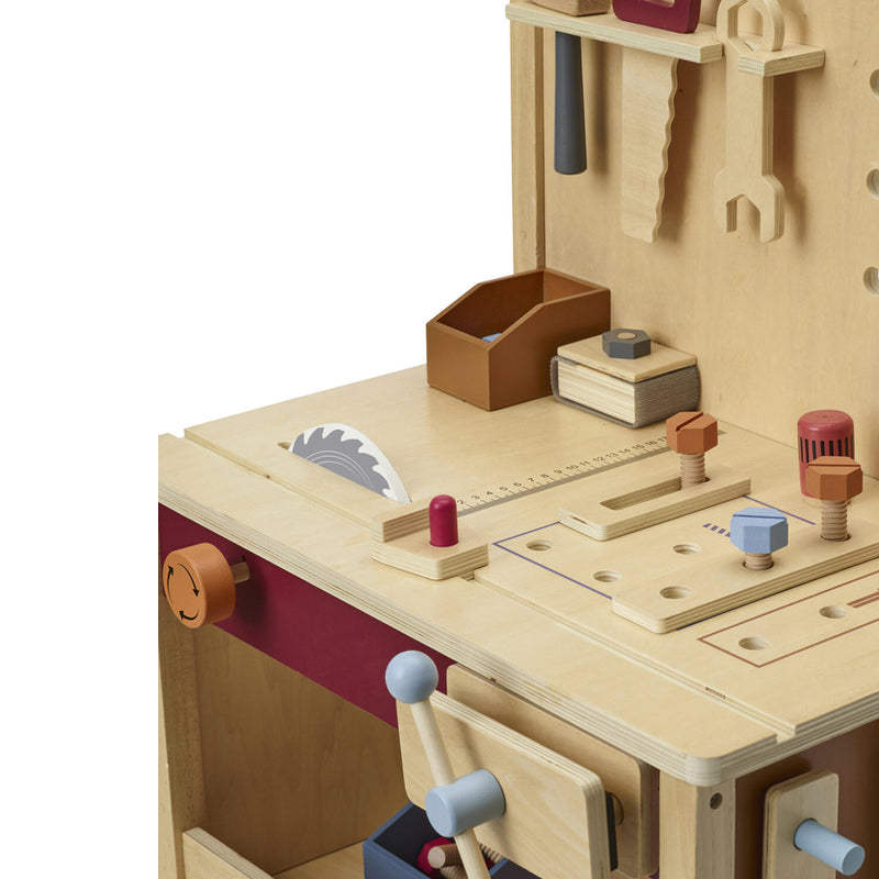 Kids Concept  Werkbank  Natur/Multi - Online MY SNOWFLAKE