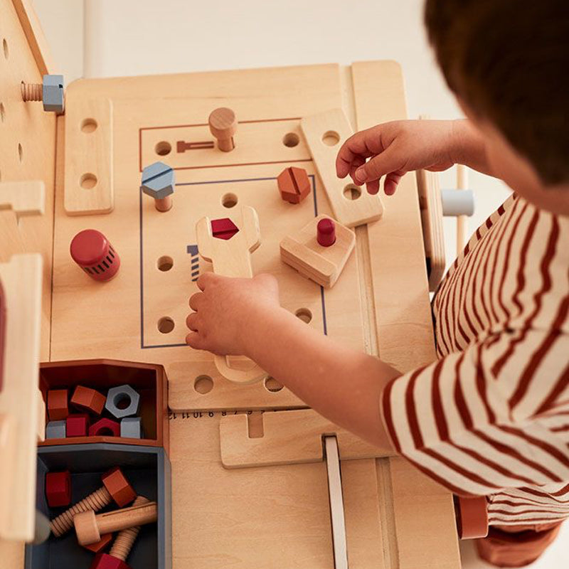 Kids Concept  Werkbank  Natur/Multi - Online MY SNOWFLAKE