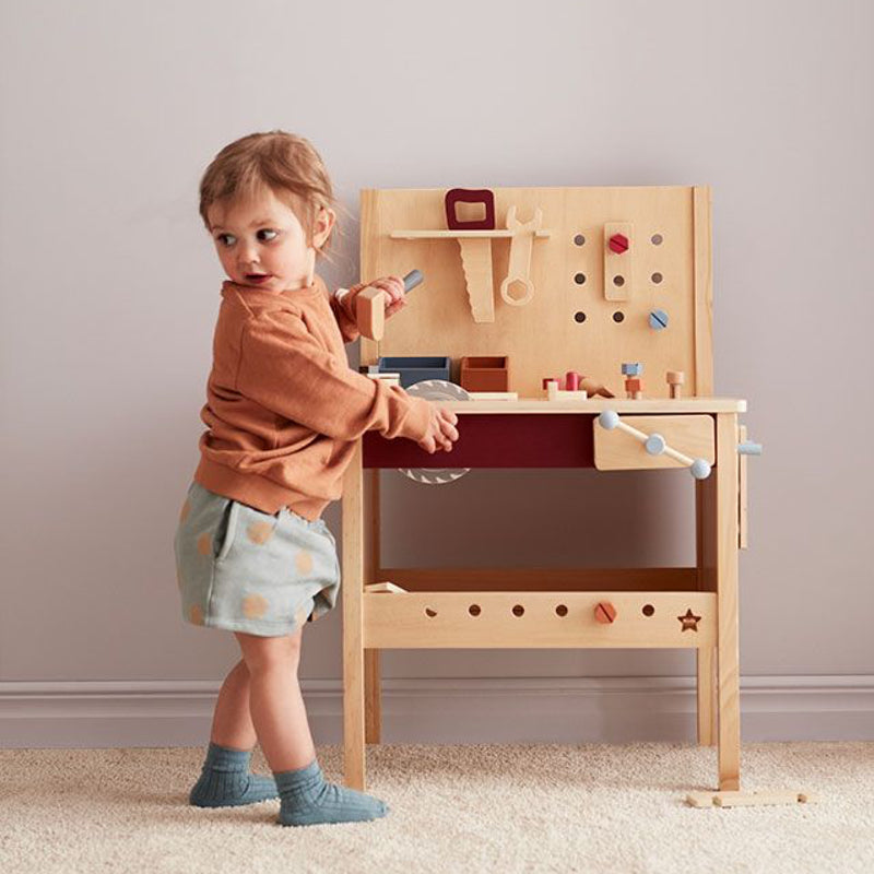 Kids Concept  Werkbank  Natur/Multi - Online MY SNOWFLAKE