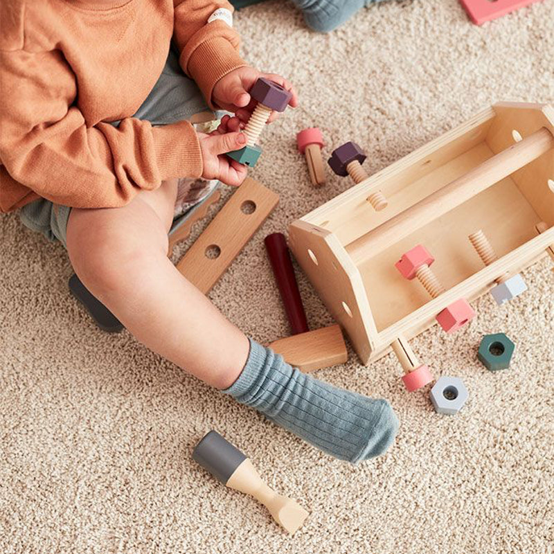 Kids Concept  Werkzeugkiste  Natur/Multi - Online MY SNOWFLAKE
