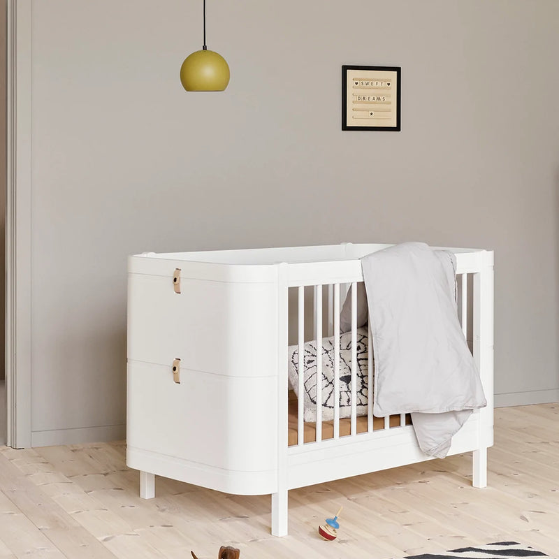 Oliver Furniture  Wood Mini+ Babybett exkl. Umbauset Juniorbett  Weiss - Online MY SNOWFLAKE