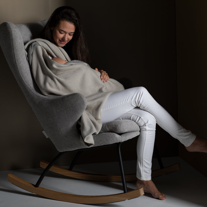 Quax  Schaukel-/Stillsessel De Luxe  Sand Grey - Online MY SNOWFLAKE