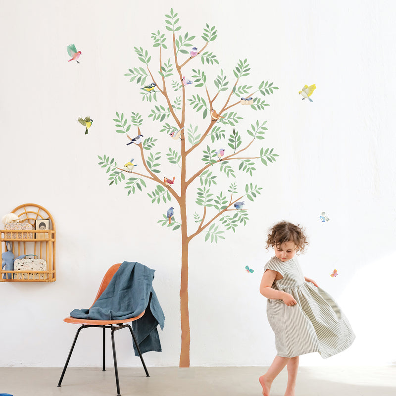 MIMI`lou Wandsticker Big 'L'ARRIVEE DU PRINTEMPS ARBRE' Baum