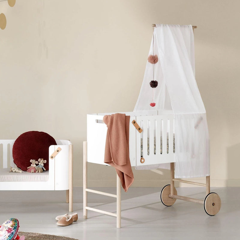 Oliver Furniture  Betthimmel für Wood Beistellbett/Stubenwagen  Weiss - Online MY SNOWFLAKE