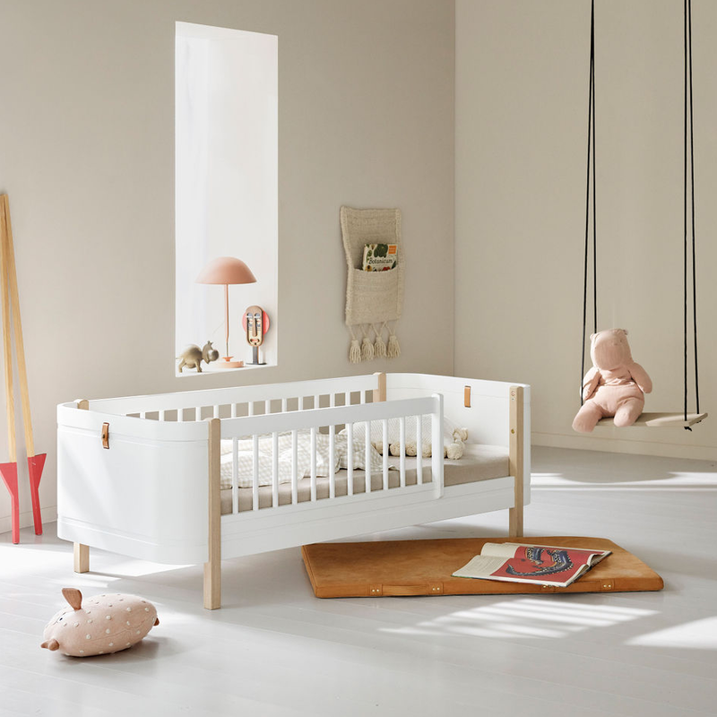 Oliver Furniture  Wood Mini+ Juniorbett  Weiss/Eiche - Online MY SNOWFLAKE