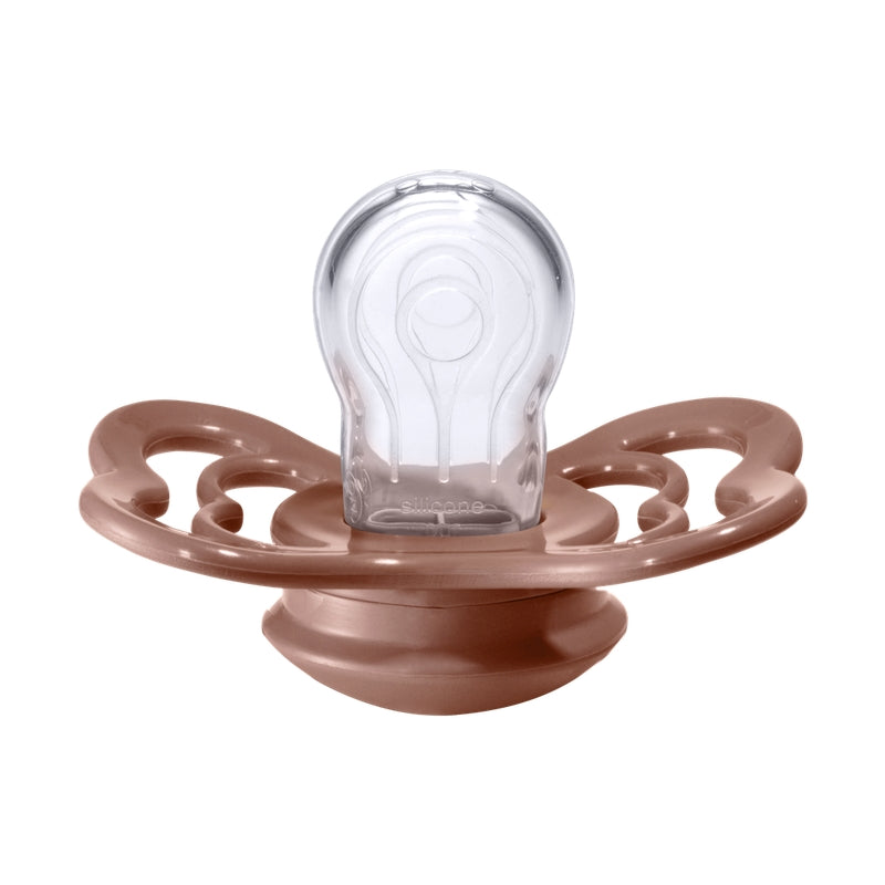 Bibs  Schnuller Supreme Silikon 0-6 Monate  Woodchuck/Blush - Online MY SNOWFLAKE