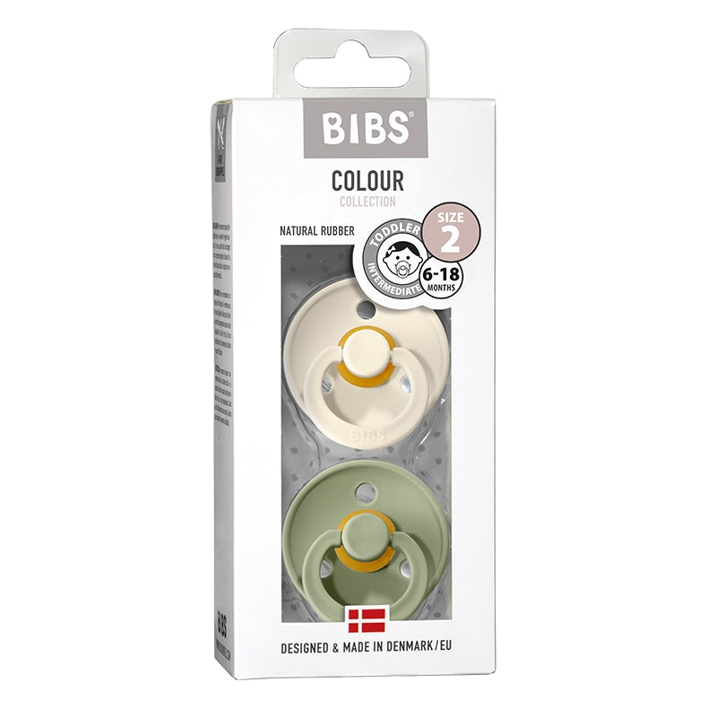 Bibs  Schnuller 6-18 Monate  Sage/Ivory