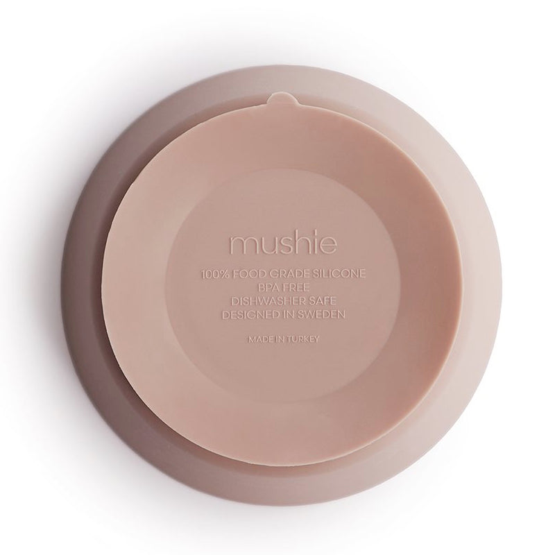 Mushie  Silikon Schüssel mit Saugnapf  Blush - Online MY SNOWFLAKE