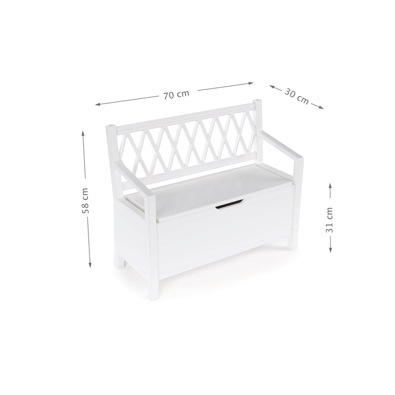 Cam Cam Copenhagen  Harlequin Kinderbank  White - Online MY SNOWFLAKE