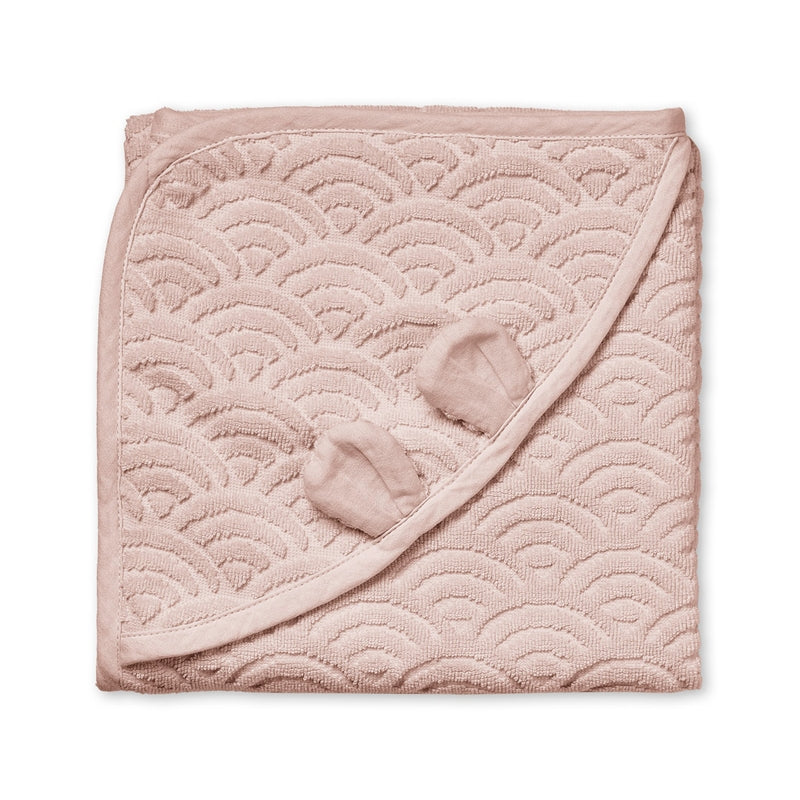 Cam Cam Copenhagen  Kapuzenbadetuch  Dusty Rose - Online MY SNOWFLAKE