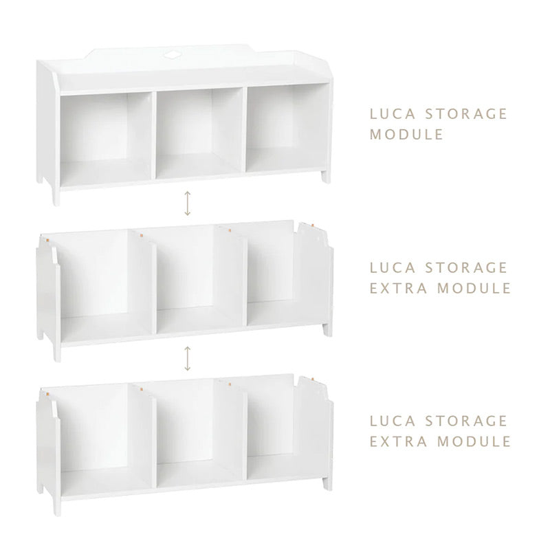 Cam Cam Copenhagen  Extra-Aufbewahrungsmodul Luca  White - Online MY SNOWFLAKE