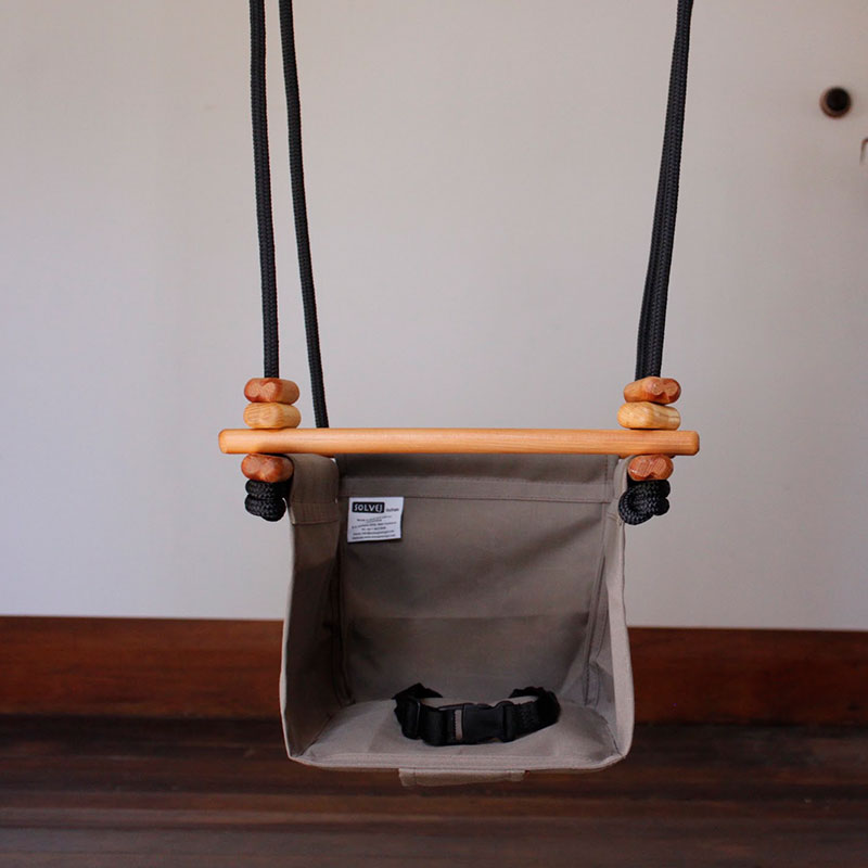 Solvej Swings  Baby- und Kinder Schaukel  Classic Taupe