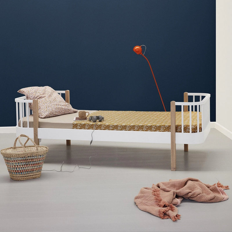 Oliver Furniture  Umbauset Wood Juniorbett zum Einzelbett  Weiss bzw Weiss/Eiche