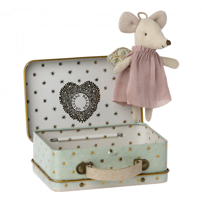 Maileg  Engelsmaus im Koffer  Kleiner Bruder/ Kleine Schwester - Online MY SNOWFLAKE