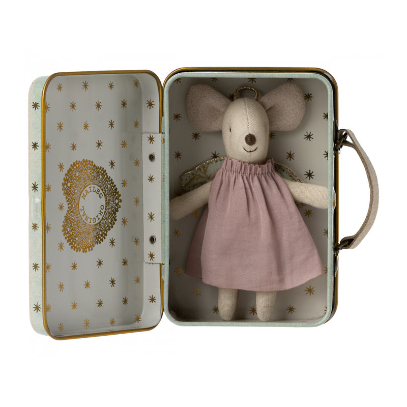 Maileg  Engelsmaus im Koffer  Kleiner Bruder/ Kleine Schwester - Online MY SNOWFLAKE