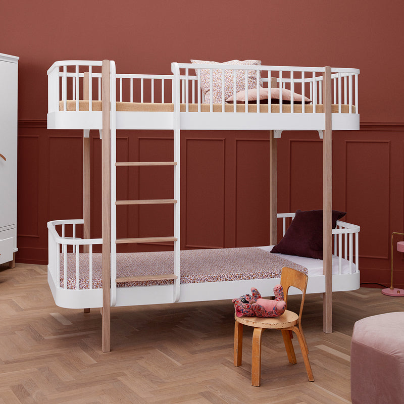 Oliver Furniture  Original Etagenbett Wood 90 x 200 cm  Weiss/Eiche - Online MY SNOWFLAKE