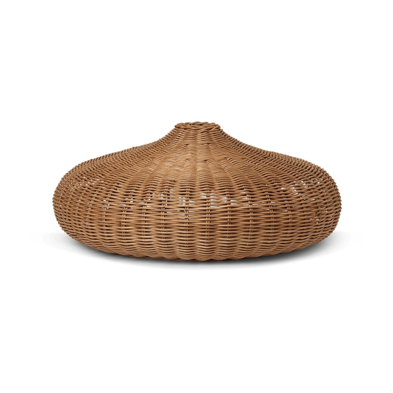 Ferm Living Lampe en rotin « Disc » Naturel