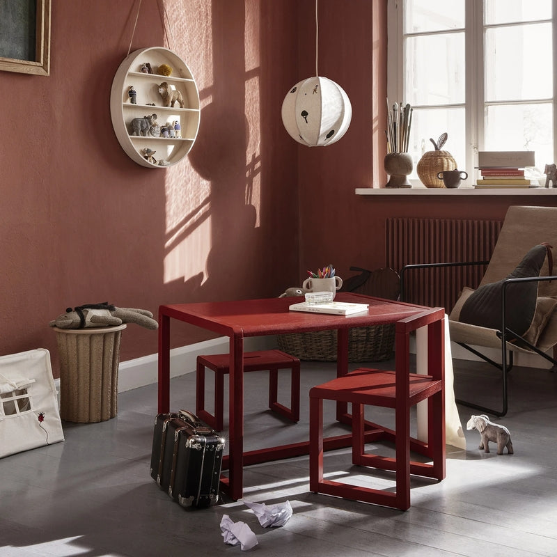 Ferm Living  Little Architect Kinderstuhl  Poppy Red