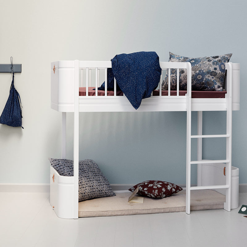 Oliver Furniture  Umbauset Wood Mini+ zum halbhohen Hochbett  Weiss - Online MY SNOWFLAKE