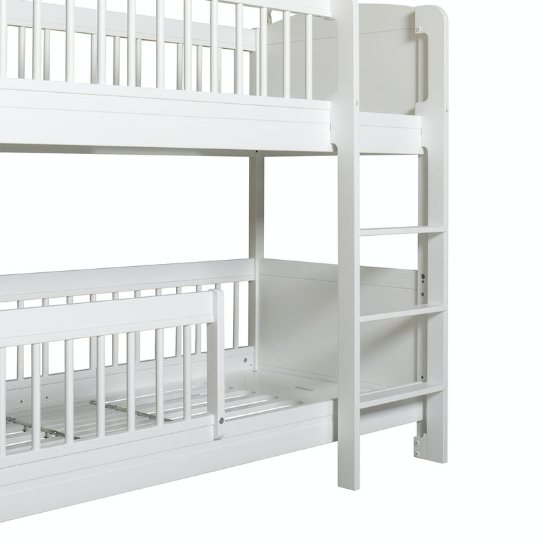 Oliver Furniture Conversion Kit Seaside Lille+ Mid-High Loft Bed to Mid-High Bunk Bed White