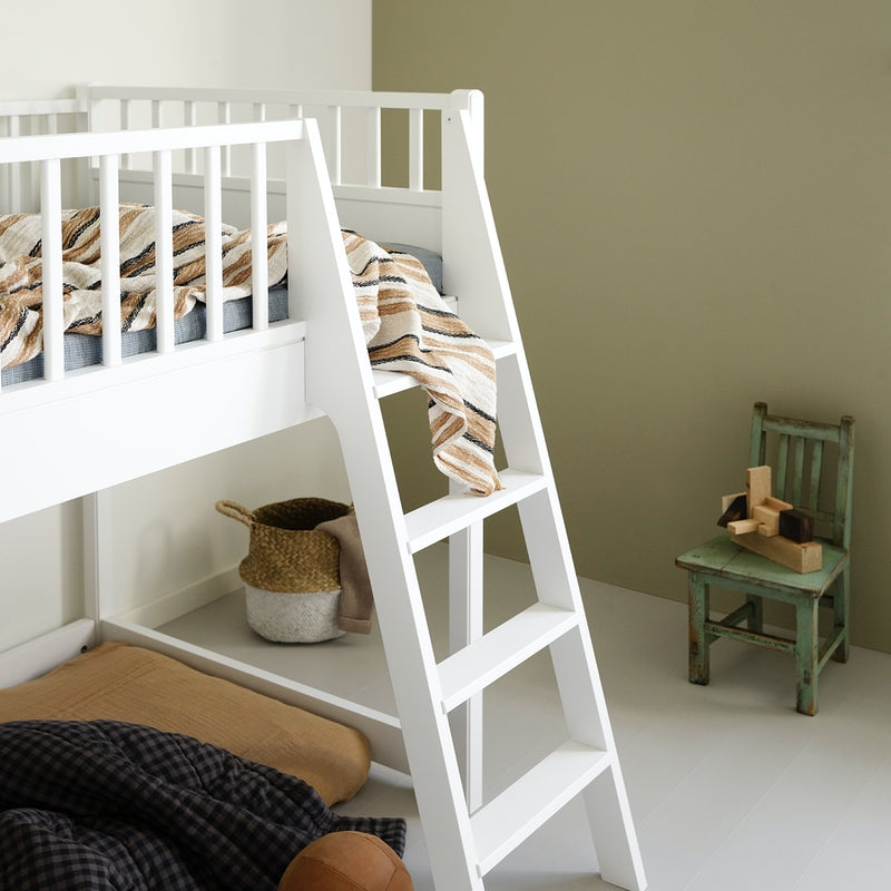 Oliver Furniture Kit de conversion Seaside Lit simple en lit mi-hauteur Blanc
